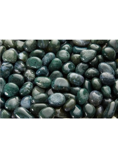 [3660341735503] Pierres roulées - Agate mousse - Sachet 500 grs