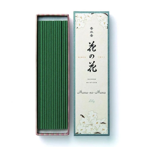 [4902125300064] Encens Hana no hana Lis -- 40 g; 14 cm