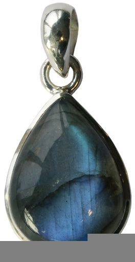 [3660341304129] Pendentif Labradorite Argent 925 Forme goutte Petit modèle