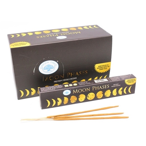 [8902276104845] Encens Bâton Phases de Lune 15 g