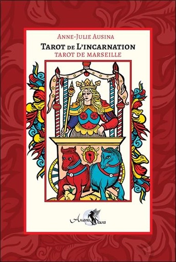 Couverture du livre Tarot de l'incarnation : tarot de Marseille de Anne-Julie Ausina