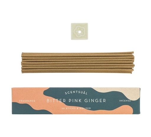[4902125980655] Encens Scentsual Gingembre Rose Amer -- 11g