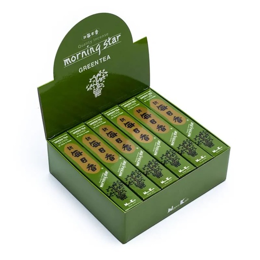 [4902125987111] Encens Morning star - Thé vert | 20 g