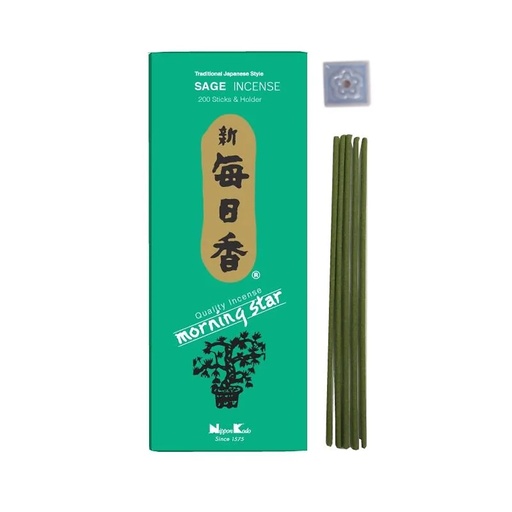 [4902125987326] Encens Morning star - Sauge | 70 g