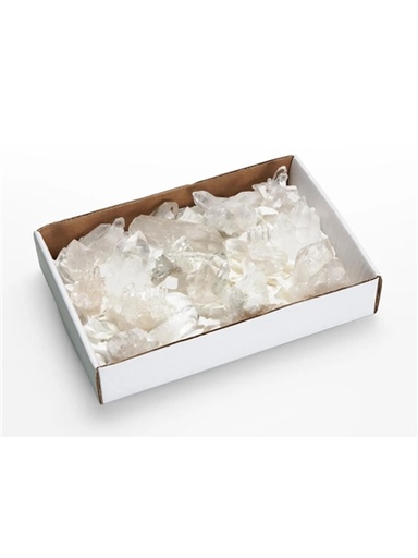 [3660341735435] Mini druses de Cristal de roche - Boite de 1 kg