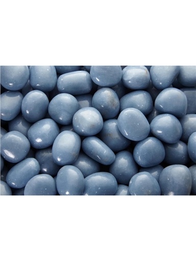 [3660341735510] Pierres roulées - Angélite - Sachet 500 grs