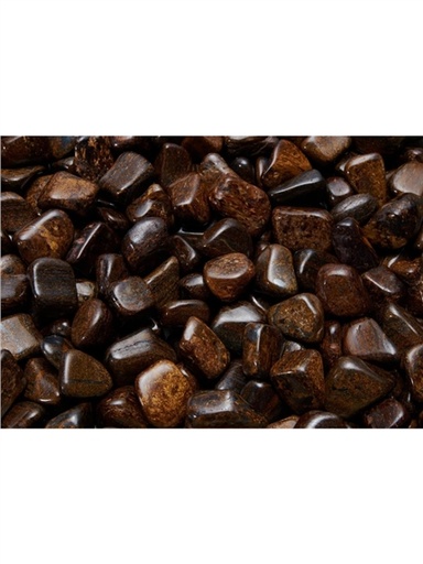 [3660341735527] Pierres roulées - Bronzite - Sachet 500 grs
