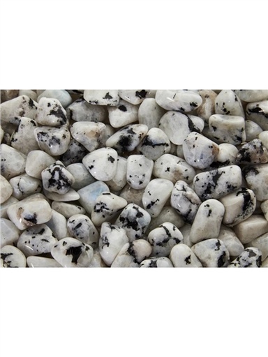 [3660341735558] Pierres roulées - Pierre de lune Blanche - Sachet 500 grs