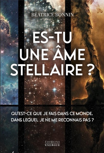 Couverture du livre Es-tu une âme stellaire ? qu'est-ce que je fais dans ce monde, dans lequel je ne me reconnais pas ? de Béatrice Bonnin