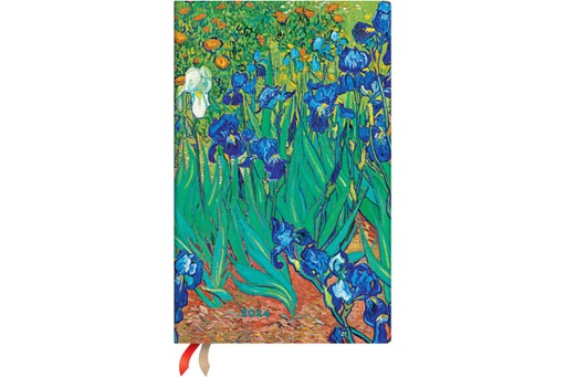 [9781439706367] agenda PAPERBLANKS maxi les iris 12 mois