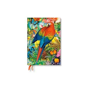 [9781439705995] agenda PAPERBLANKS agenda midi 12 mois jardin tropical