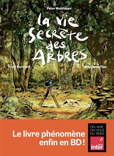 Couverture du livre La Vie secrète des arbres en BD de Benjamin Flao