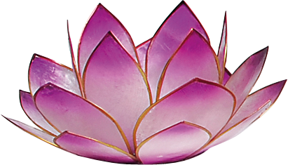 [4250928726544] Photophore lotus - coloris lavande