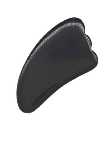 [3660341733738] Gua Sha Palme en Obsidienne noire