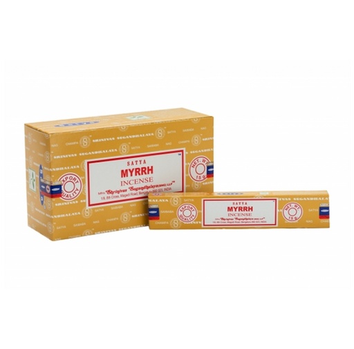 [8904245401351] Encens Bâton Satya Myrrhe 15 g