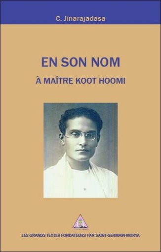 [9782923568607] En son nom : À maître Koot Hoomi