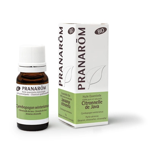 [5420008507212] Huile essentielle citronnelle Java Pranarom bio -- 10ml