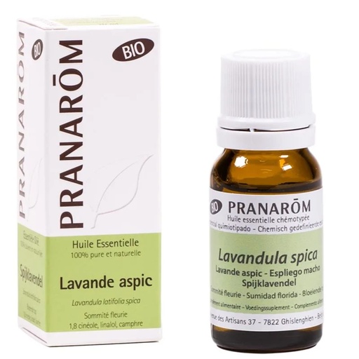 [5420008574283] Huile essentielle Lavande aspic Pranarom BIO -- 10ml