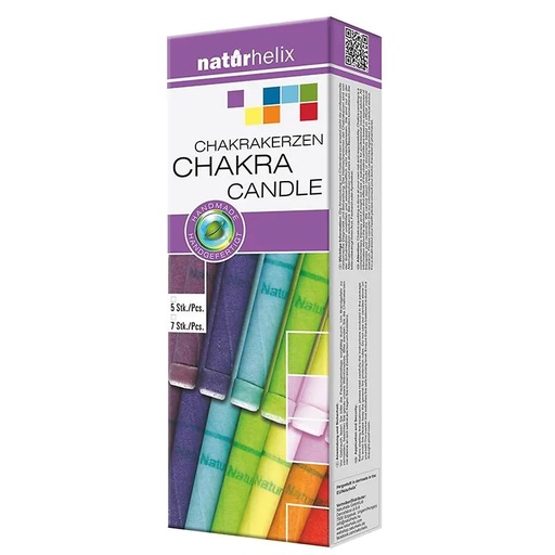 [5999556470090] Bougies corporelles Chakra | ±26cm | 179g