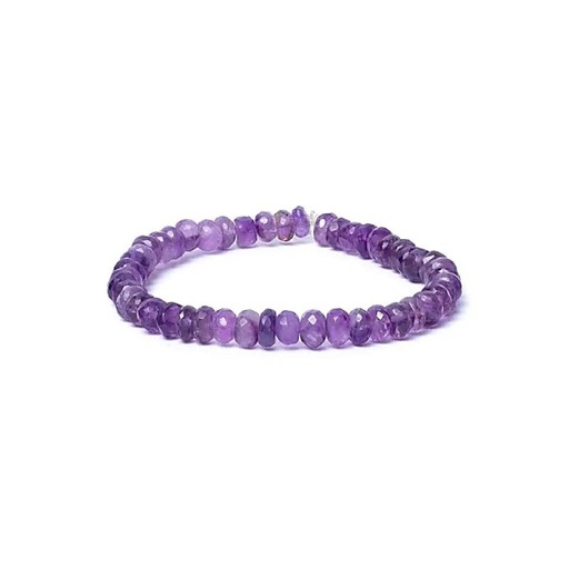[8718657463889] bracelet améthyste à facette 
