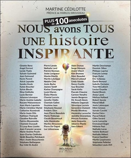 [9782897932770] Nous avons tous une histoire inspirante : Plus de 100 anecdotes