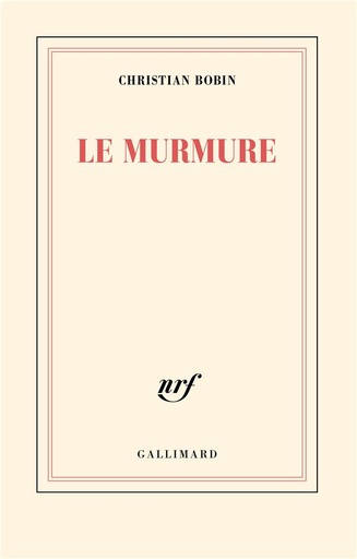 Couverture du livre Le murmure de Christian Bobin