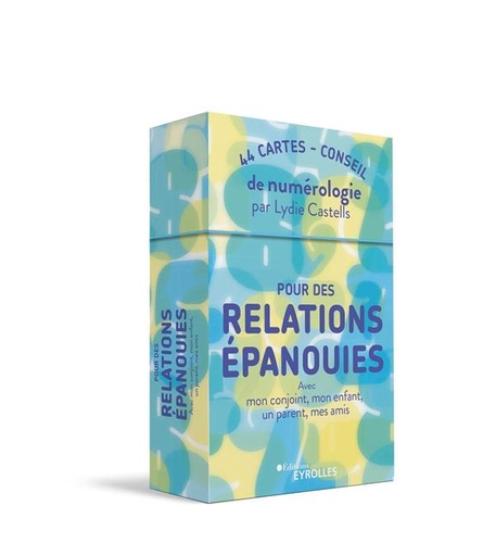 [9782416011214] Pour des relations épanouies avec mon conjoint, mon enfant, un parent, mes amis : 44 cartes-conseil de numérologie