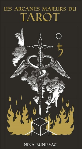 Couverture du livre Les arcanes majeurs du tarot de Nina Binjevac
