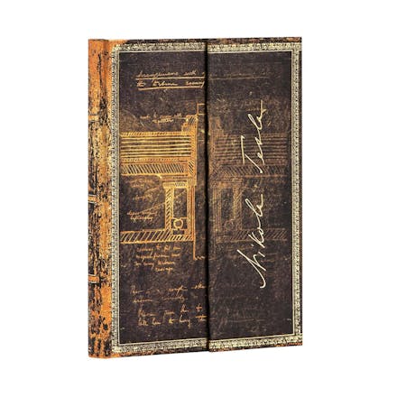 [9781439754641] Carnets à couverture rigide - Tesla, Croquis d’une Turbine - Mini - Non ligné