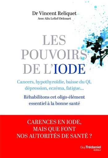 Couverture du livre Les pouvoirs de l'iode de Alix Lefief-Delcourt
