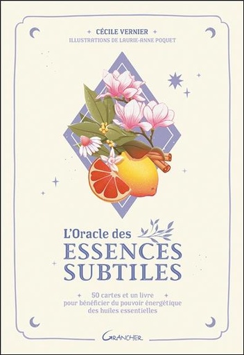 [9782733915776] L'oracle des essences subtiles : 50 cartes et un livre pour bénéficier du pouvoir énergétique des huiles essentielles