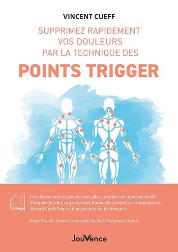 Couverture du livre Supprimez rapidement vos douleurs par la technique des points trigger de Vincent Cueff
