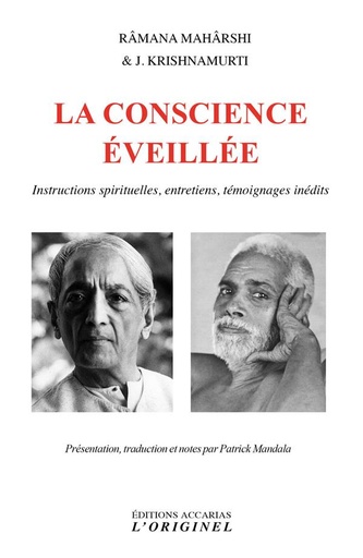 Couverture du livre La conscience éveillée de Jiddu Krishnamurti