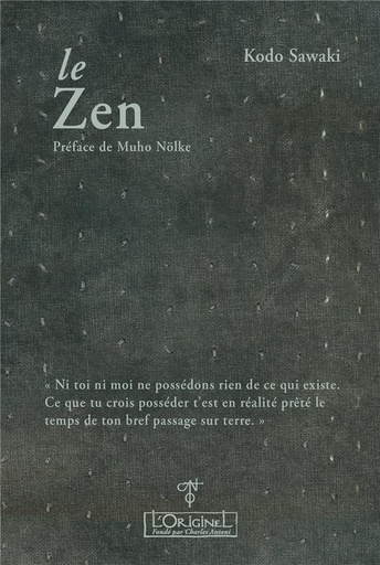 [9782383570332] Le Zen                     (Préface de Muho Nölke)