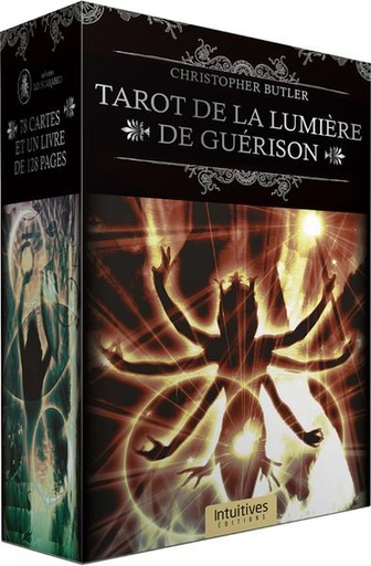 Couverture du livre Tarot de la lumière de guérison de Christopher Butler