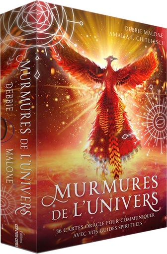 Couverture du livre Murmures de l'Univers - 36 cartes oracle pour communiquer avec vos guides spirituels de Amalia I Chitulescu