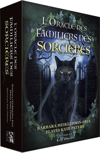 Couverture du livre L'oracle des familiers des sorcières de Barbara Meiklejohn‑Free