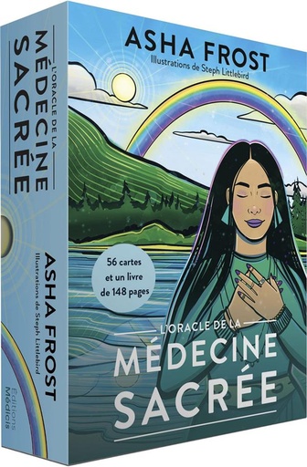 Couverture du livre L'oracle de la médecine sacrée de Asha Frost