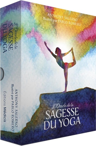 Couverture du livre L'oracle de la sagesse du yoga de Anthony Salerno