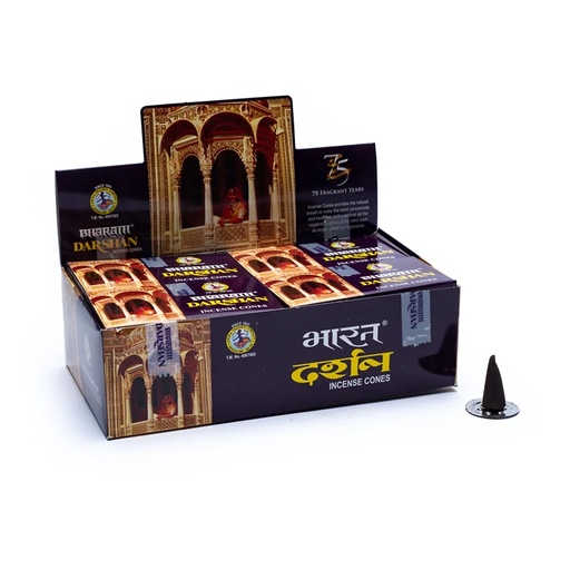[8139230005034] Cônes d'encens Darshan | 20 g