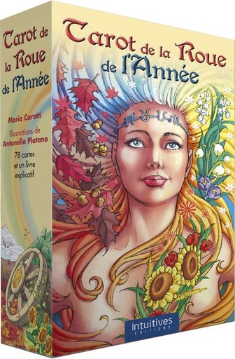 Couverture du livre Tarot de la roue de l'année de Antonella Platano