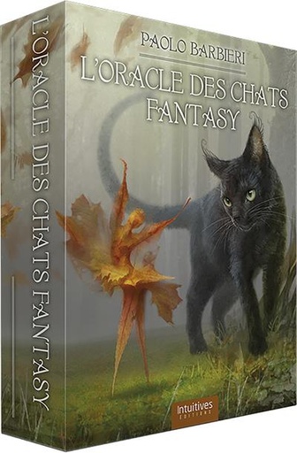 Couverture du livre L'Oracle des chats fantasy - Avec 23 cartes oracle de Paolo Barbieri