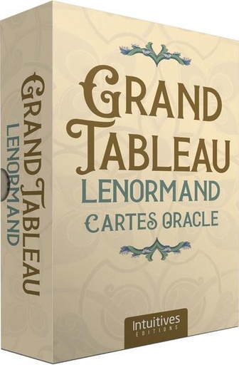 Couverture du livre Grand Tableau Lenormand - Cartes oracle de Intuitives Éditions