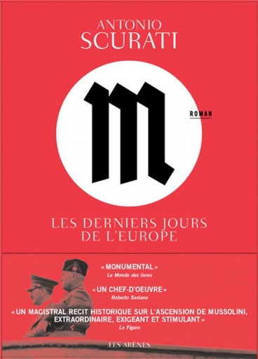 Couverture du livre M, les derniers jours de l'Europe de Antonio Scurati