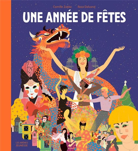Couverture du livre Une année de fêtes de Camille Zabka