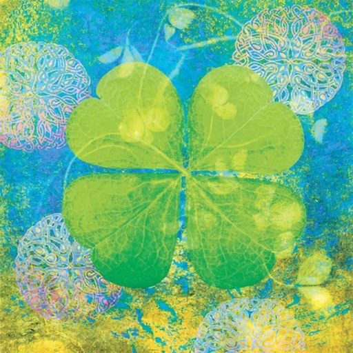 [8718274602197] Carte de voeux Good Luck | 14x14 cm