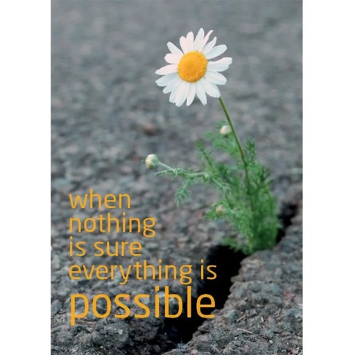 [8718274603125] Carte postale When nothing is sure | 15x10.5 cm