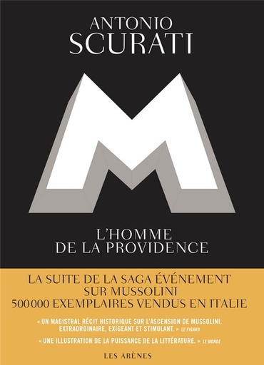 Couverture du livre M, l'homme de la providence de Antonio Scurati