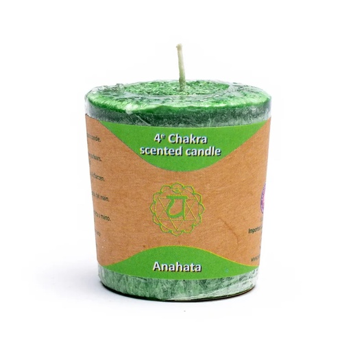 [8718657460147] Bougie Votive parfumée 4°chakra