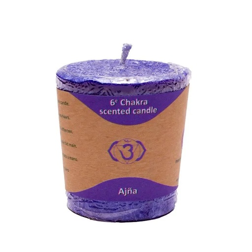 [8718657460161] Bougie Votive parfumée 6°chakra